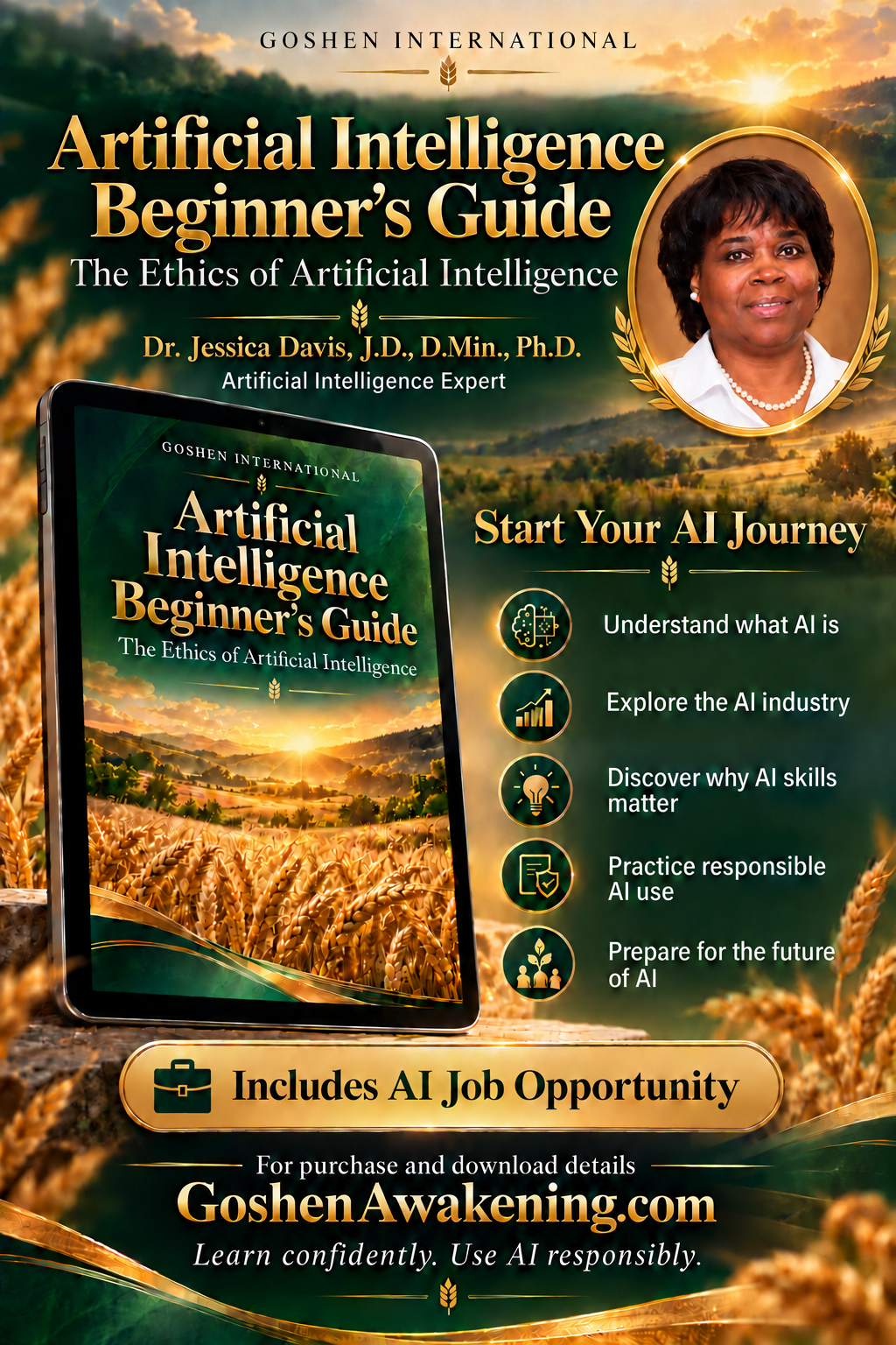 Artificial Intelligence Beginner's Guide eBook Includes 50 Goshen Rewards